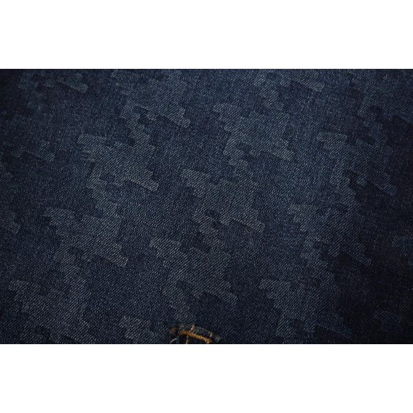 8.5 oz Floral Printed Cotton Stretch Denim Fabric