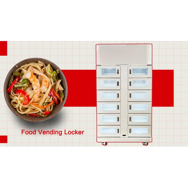 Smart Intelligent Steel Refrigerated Lockers Food Delivery Electronic Restaurant Locker
