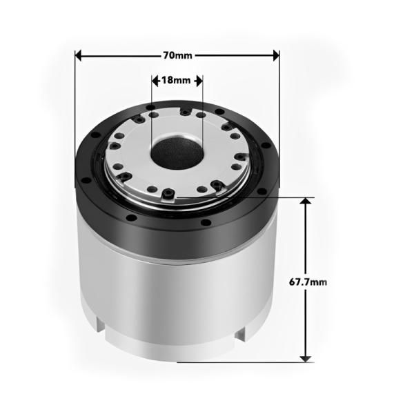Faradyi New Launched Gear Motor Diameter 70mm High Torque 3-5 N.m With Hollow Shaft and Harmonic Gear For Robot Joint