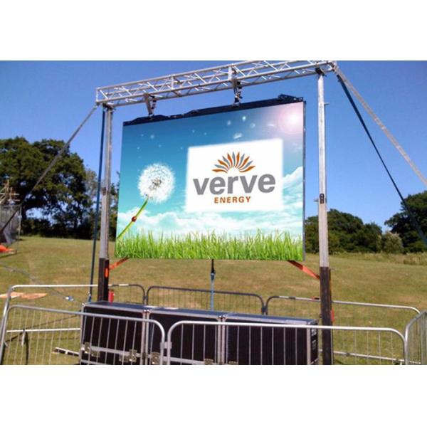 Outdoor HD High Brightness 3535 SMD LED Rental Screen 192mm X192mm Module Size