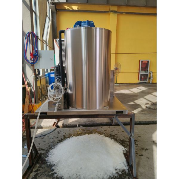 Ecoice 3Ton/Day Stainless Steel Best Commercial Flake Ice Making Machine for Seafood & Fishery