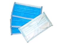 Masque protecteur non tissé non stérile jetable d'Earhook de 3 plis