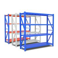 Étagère réglable Unité d'étagère métallique de 4 niveaux pour une organisation facile Étagère de stockage métallique