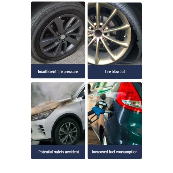 Powerful 150PSI 7500mAH Wireless Car Tire Inflator Pump with Jump Starter and Power Bank