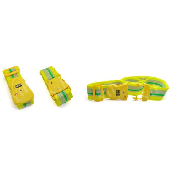 TSA 355 Luggage Belt Lock / 3 Dial Personalised Luggage Straps With TSA Lock