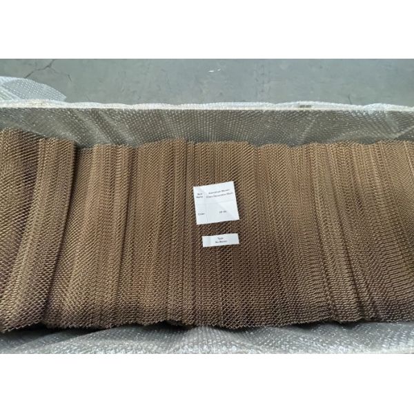 Maille de décoration de chaîne en aluminium de couleur bronzée de longueur de la taille 0.6M 170M pour le rideau