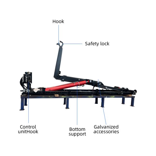 Hydraulic Hooklift System Hook Lift Arm  For Building Material Shops