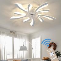 Multiple Mode LED Fan Lights 80W 500mm Remote Control for Living Room