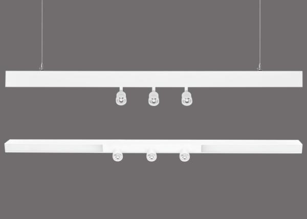 Aluminum 75-80lm/W CE LED Linear Lighting Fixture Warm White Office 36W IP20