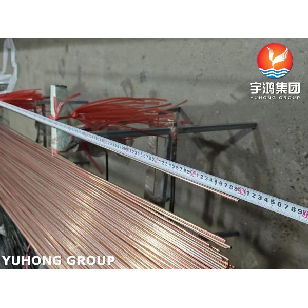Double Wall Copper Brazed Steel Tubing , BHG2 Bundy Tube For Automotive Brake Lines