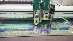 CNC Automatic Paper Cutting Machine , PVC Foam Board Cutting Machine Multi Function