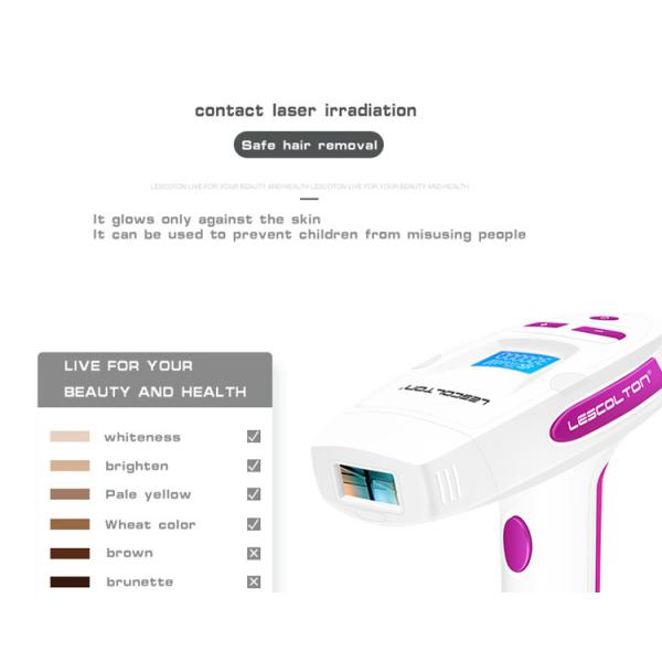 Portable Home Laser Hair Removal Machine With 100000 Pulse Tender Skin