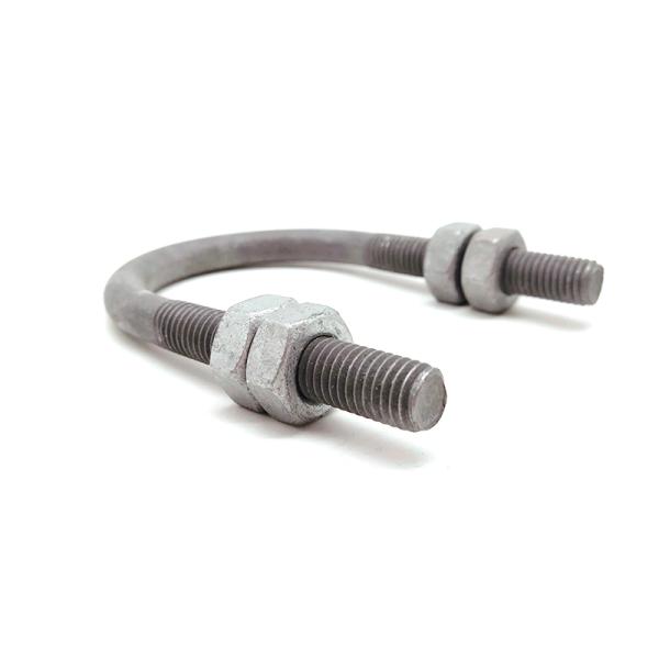 Zinc Plated M8 / M12 Diameter Round / Square Bend U Bolts