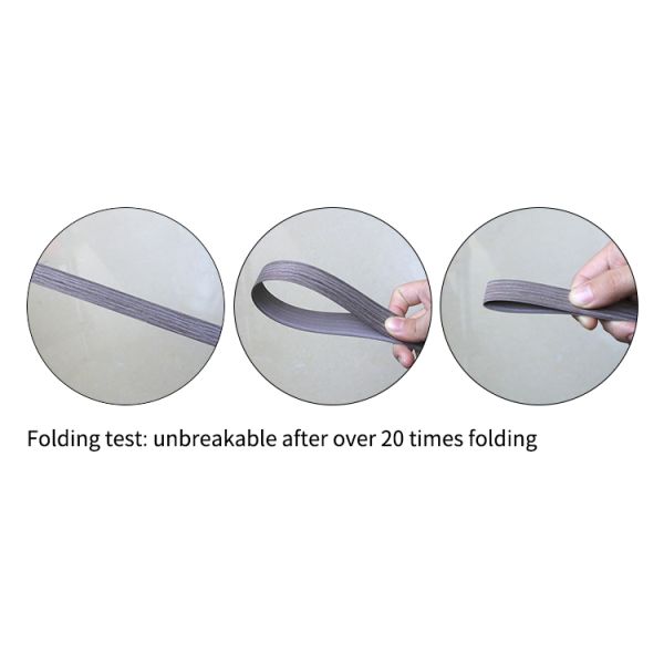 Water Resistant Eco-friendly ABS Wood Grain Edge Banding with High Glossy Embossed Surface