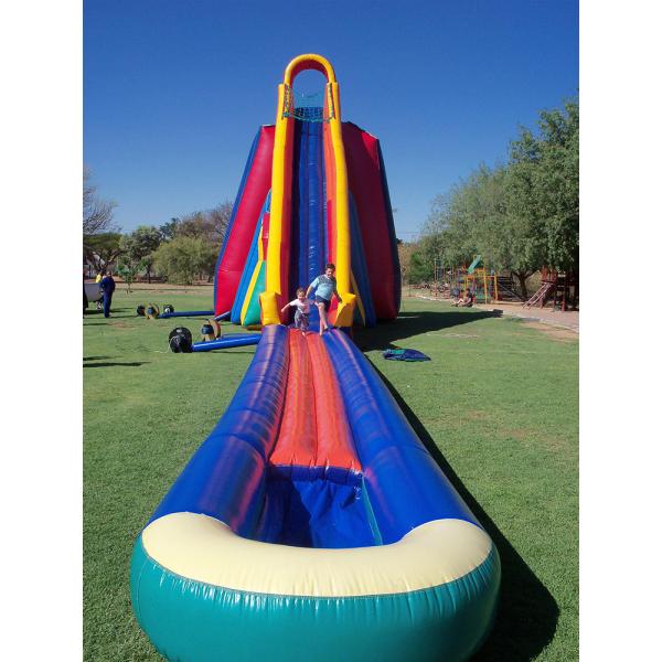 Large Fire Truck Inflatable Dry Slide for Commercial Party Rental Repair Kits Included