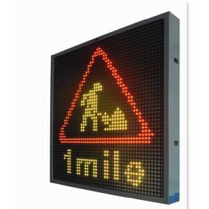 Cold Rolled Iron Cabinet Led Lane Control Guide Displays Traffic Variable