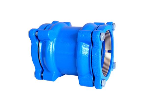 PE Pipe Ductile Iron Pipe Joints Diameter 63 - 630mm Convenient Maintenance