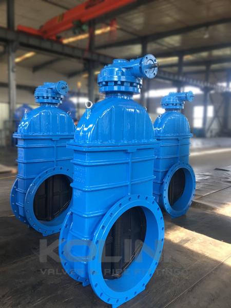 Ductile Iron Gate Valve PN10-25 with Rubber Seat and Handwheel