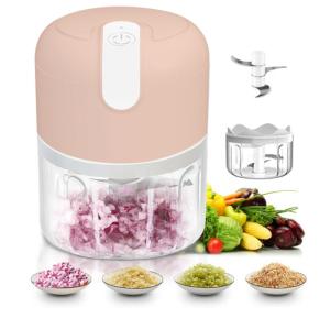 304 Stainless Steel Small Vegetable Chopper With 37W DC Motor PE