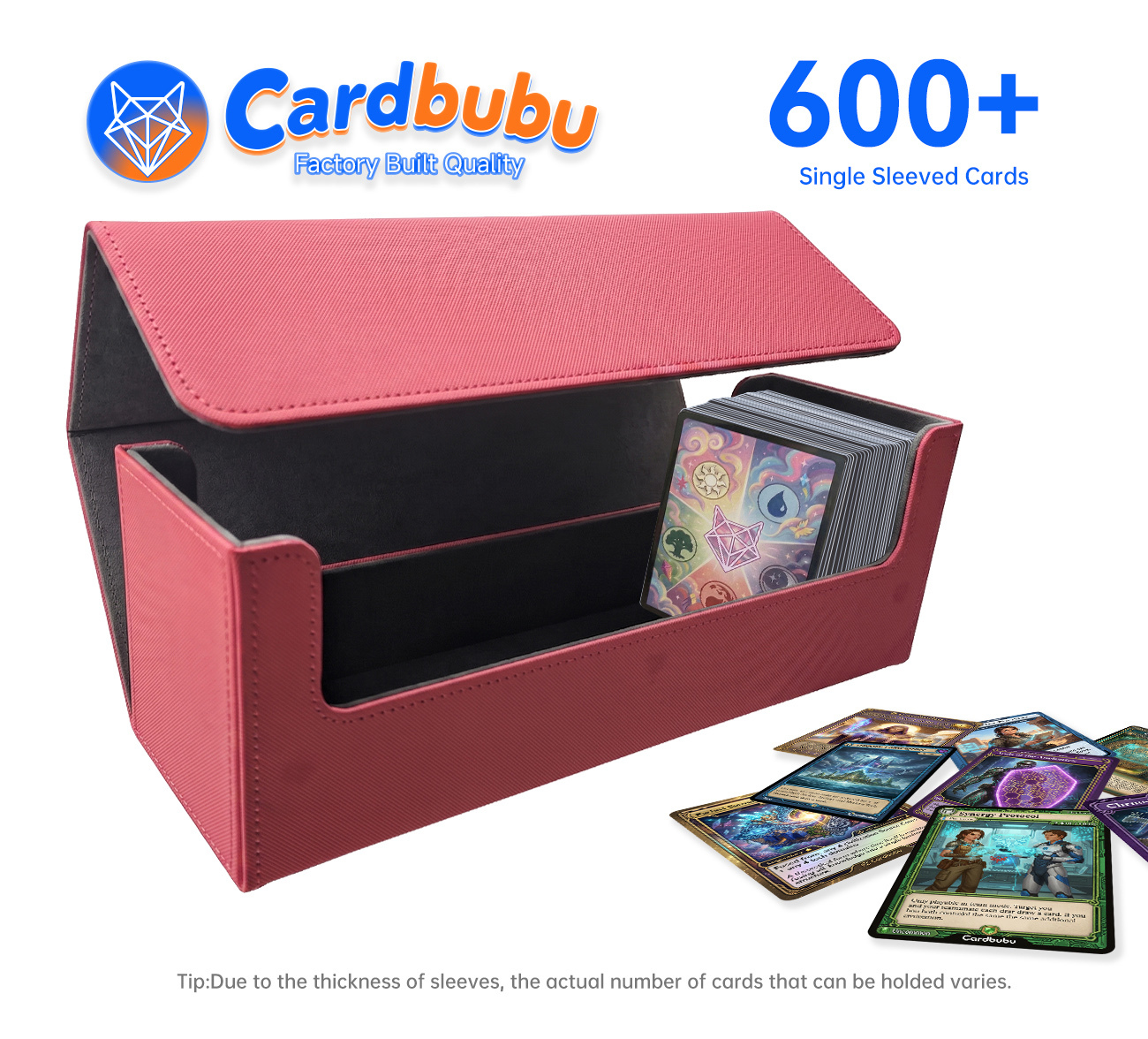 Party Play Yugioh Double Deck Box Custom Color Playing Card Storage Case