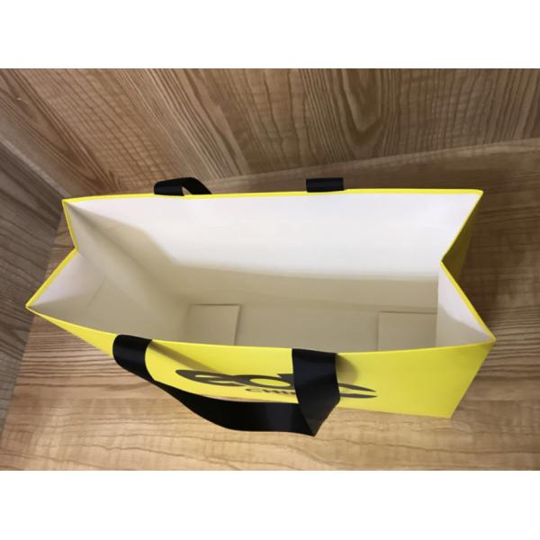 CMYK 4C Offset Printing 250gsm Coated Paper Shopping Bags FSC Certificated