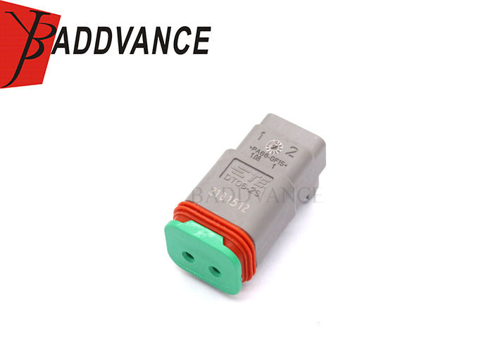 DT06-2S TE Connectivity AMP Deutsch DT Connector Женский 2-контактный разъем Готов к отправке