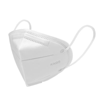 White KN95 Medical Mask Anti Virus Dust Proof Single Use Non Irritating