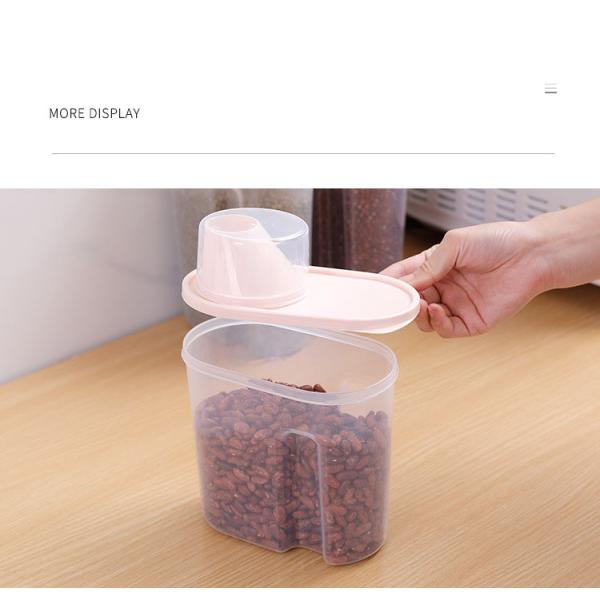 Хлопья фасоли пластик кухни коробки контейнера риса 1 кг воздухонепроницаемый для еды