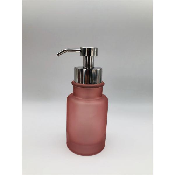 Frosted Red Seven-Piece Set Glass Bathroom Accessories For Home Hotel