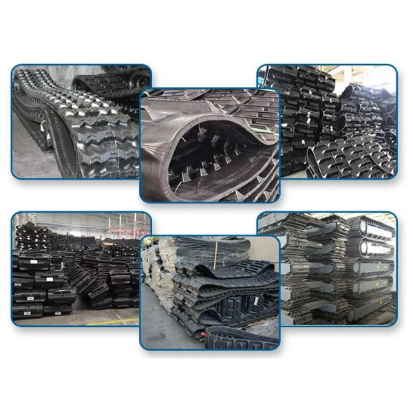 Резиновый экскаватор Crawler пригонок следов в СЛУЧАЙ 400x74x72 гусеницы 700*125