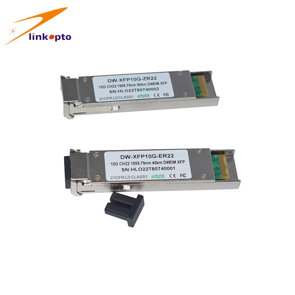 приложение металла LC дуплекса приемопередатчика 10gbase 1550NM 40KM XFP Cisco оптически