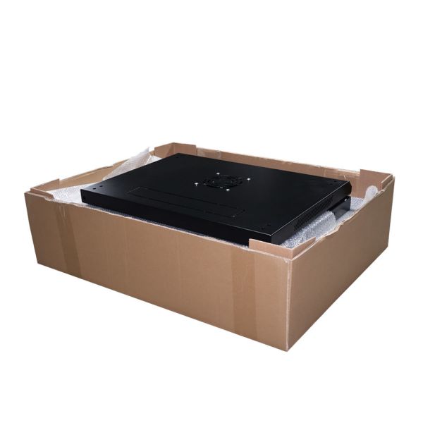 Server Rack Cabinet 15U 19 Inch Wall Mount Network Cabinet with Reinforced Steel Frame and Flat Pack Design for Logistics