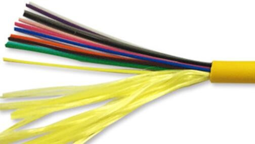 12 Core Optical Fiber Cable SM PVC Dia 5.1mm GJFJV-12B1 9/125