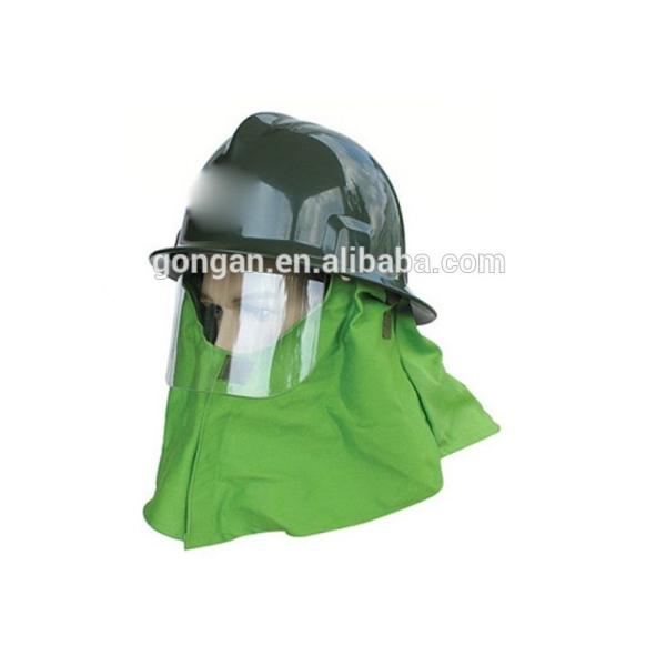CCC 3525N Flame Retardant Fireman Helmet With Visor