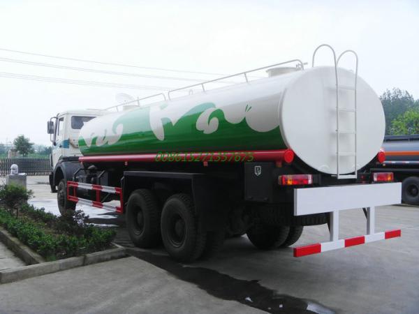 Beiben AWD off road Steel  Water Tanker Truck 6x6 With Water  Pump Bowser  For Transport Clean Drinking Water 16-18cbm