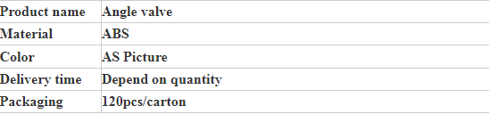 Válvula de ângulo do banheiro de giro completo com vedação de ensaio de vazamento 100% e suporte técnico online