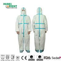 Categoria 3 Faixa de costura de tipo 4B/5B/6B Disponível Capuzada Microporosa Cobertura de protecção química