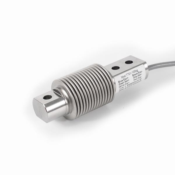 WL-129 ステンレスベローズ型ロードセル 5-500kg Mgレベル精度 薬液供給システム用