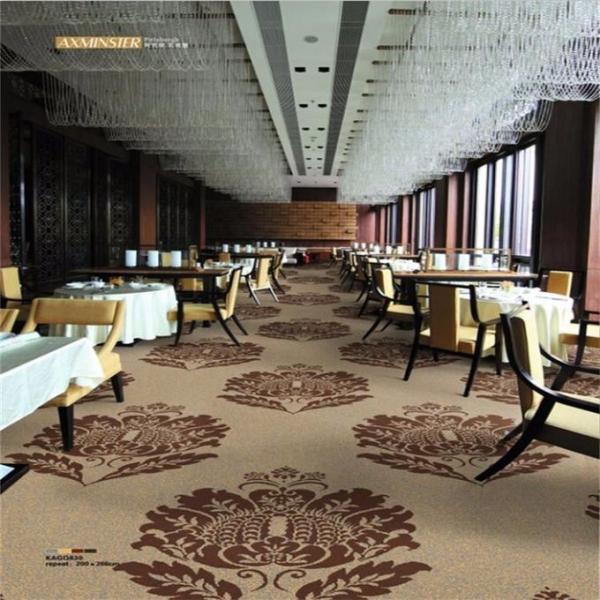 5 Star Hotel Carpet Flooring / Waterproof PVC Flooring Woven Technics