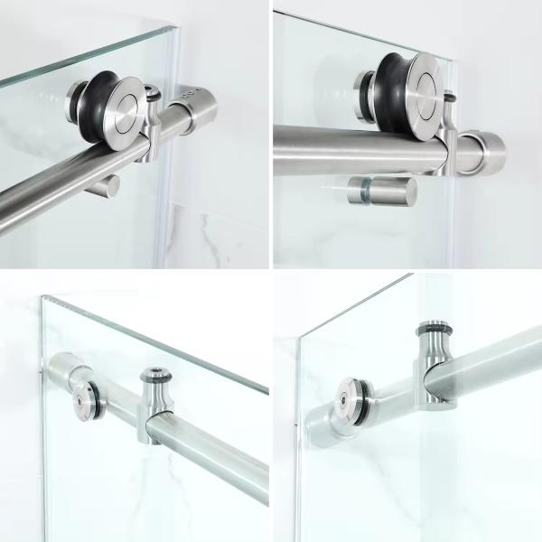 6mm-15mm Clear Shower Glass Modern Shower Room Transparent Tempered Glass