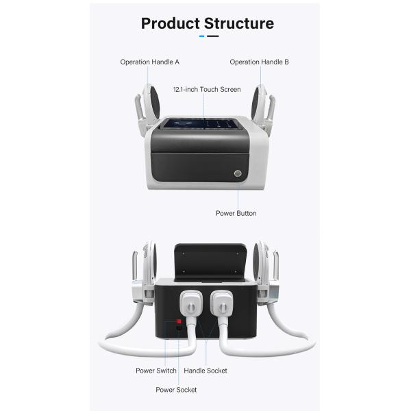 Portable 2 Handles Skin Firming Emssing Body-sculpting Machine