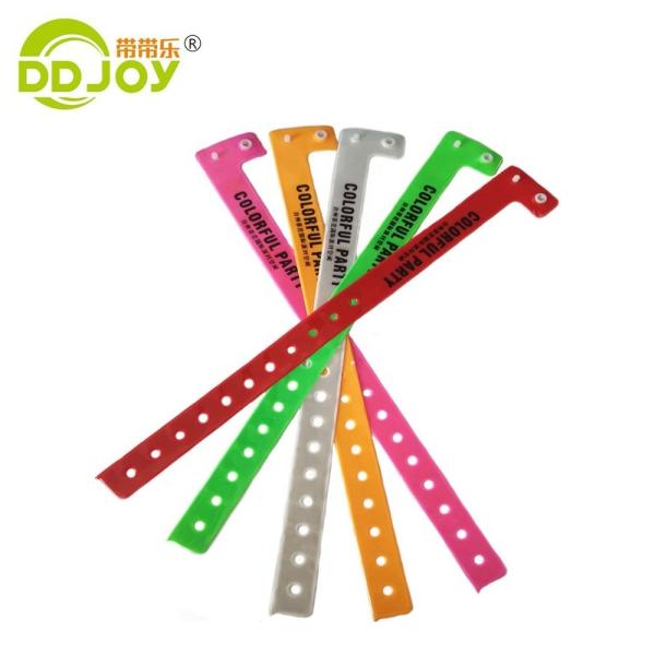 250*25mm/250*16mm Vinyl Plastic Wristband for Secure Shipping via UPS DHL EMS Fedex TNT