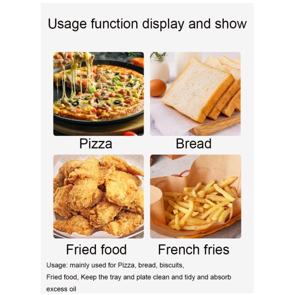 Сламка целлюлозная маслопрочная бумага для еды пекарня Пицца подставка барбекю картофель фри