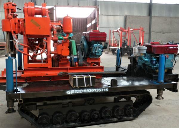 Tipo Geological profissional profundidade da esteira rolante da máquina XY-200 do equipamento de perfuração da perfuração de 200m para a perfuração de rocha
