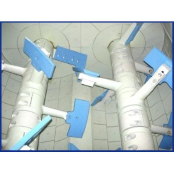 Конкретный смеситель затвора MAO1500 вала смешивая завода HZS90 двойной 6.5T