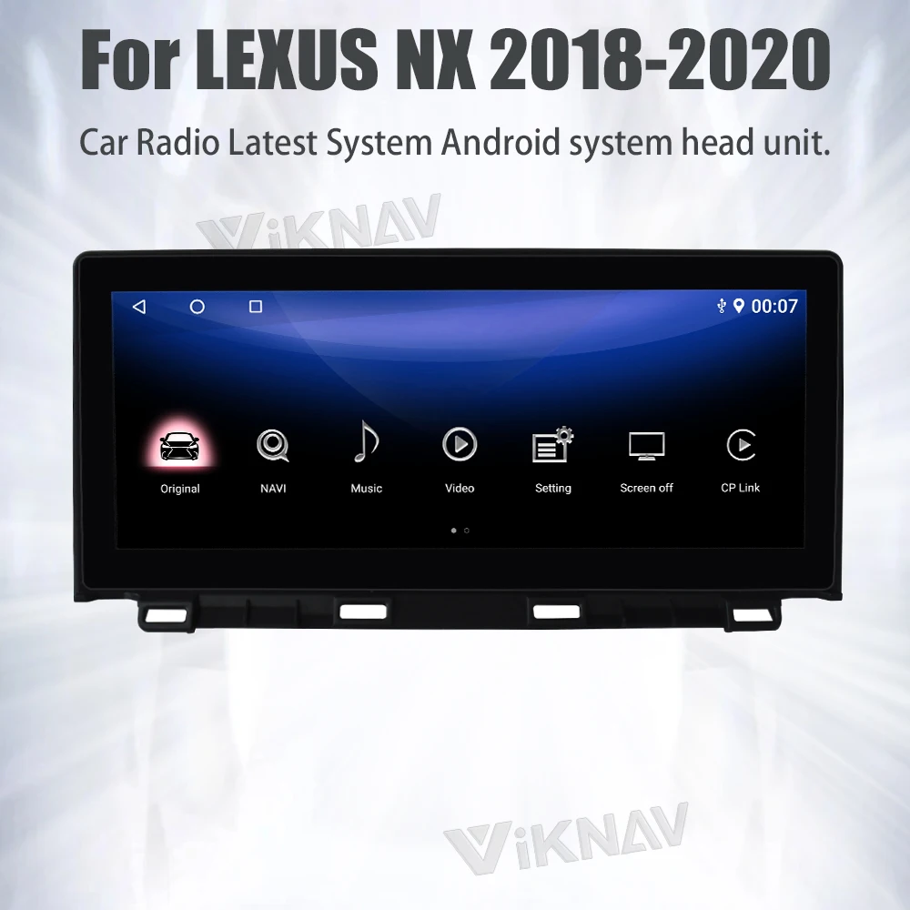 Авторадио Viknav Для LEXUS NX (2018-2020) 12,3-дюймовый сенсорный экран Беспроводной Carplay GPS навигация ЖК-дисплей