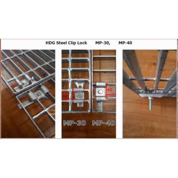 Гальванизированные зажимы седловины решетки, струбцины установки СГС стальные гратинг