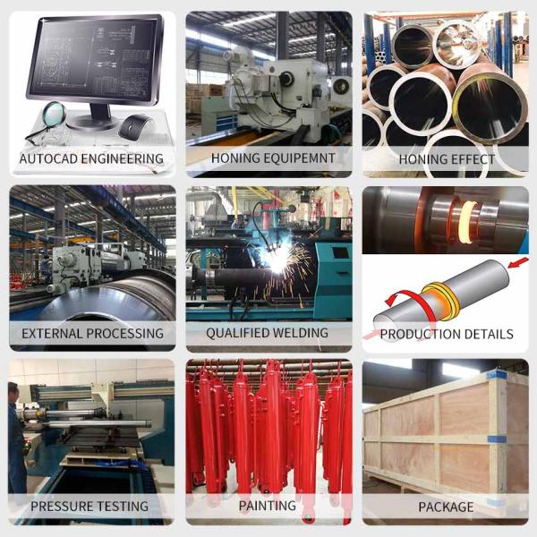 Hydraulic Cylinder Piston Hollow Chrome Plated Rod Bar NSS 500 Hours 42CrMo