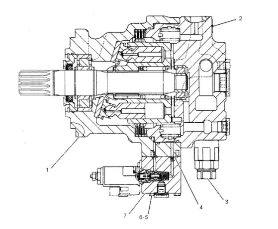 184-3829 184-3834 107-7054 121-1564 114-0661 159-0070 E330B E325B Swing Motor