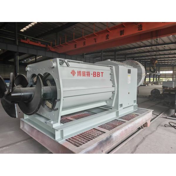 BBT TWJH750 front grid extruding mixer /filter for clay brick making project extrusion molding machine